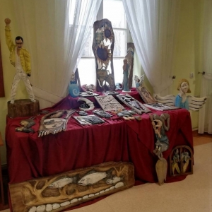 pokaż obrazek - Wystawa rzeźbiarska - Pana Rafała Jankowskiego ze Świerż.