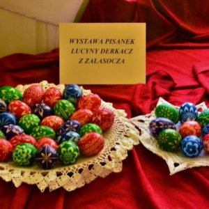 pokaż obrazek - Wystawa pisanek Lucyny Derkacz z Zalasocza.