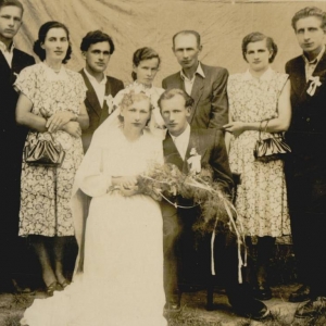 pokaż obrazek - Ślub Gustawa Łagóda lata 50-te