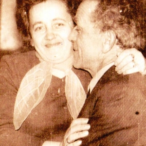 pokaż obrazek - Kazimiera Majdiuk z najstarszym bratem Aleksandrem Michałek