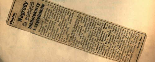 Artykuły prasowe i fotografie pochodzą z Publicznej Gromadzkiej Biblioteki w Brzeźnie od 1956 roku.
