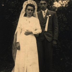 pokaż obrazek - Fotografia ślubna. Bronisława i Kazimierz Szymańscy - Świerże.