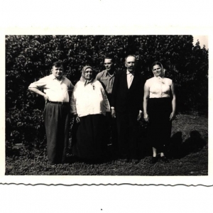 pokaż obrazek - Lata 60-te, od lewej Weremko Mikołaj, Tartakowska, Tartakowski 